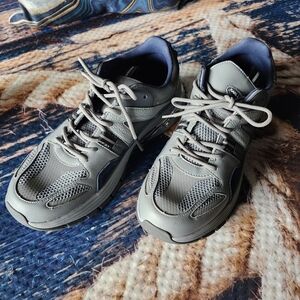Karl Lagerfeld Charcoal and Navy Athletic Shoes